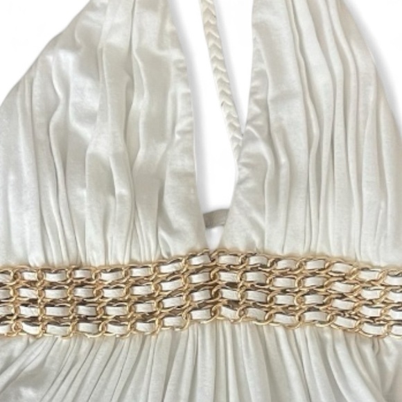 Sky Brand Top XS | white & gold - Picture 5 of 7